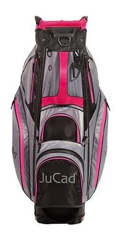 JuCad Sportline cart bag, noir/gris/rose