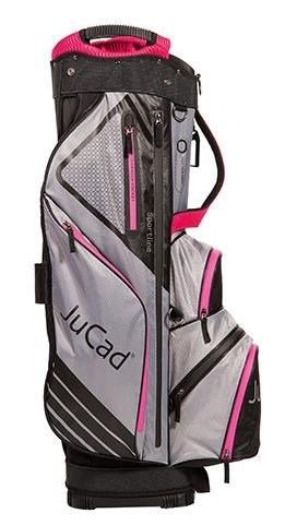 JuCad Sportline cart bag, noir/gris/rose