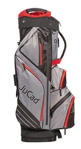 JuCad Sportline cart bag, noir/gris/rouge