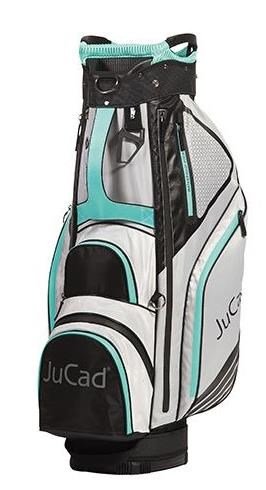 JuCad Sportline cart bag, noir/gris/turquoise