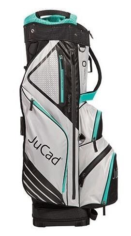 JuCad Sportline cart bag, noir/gris/turquoise