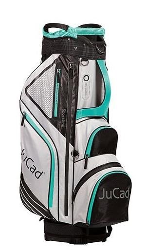 JuCad Sportline cart bag, noir/gris/turquoise