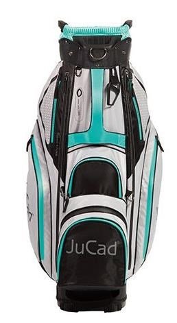 JuCad Sportline cart bag, noir/gris/turquoise