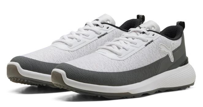 Puma Golf Puma Gruve Sport chaussures de golf homme, blanc/gris
