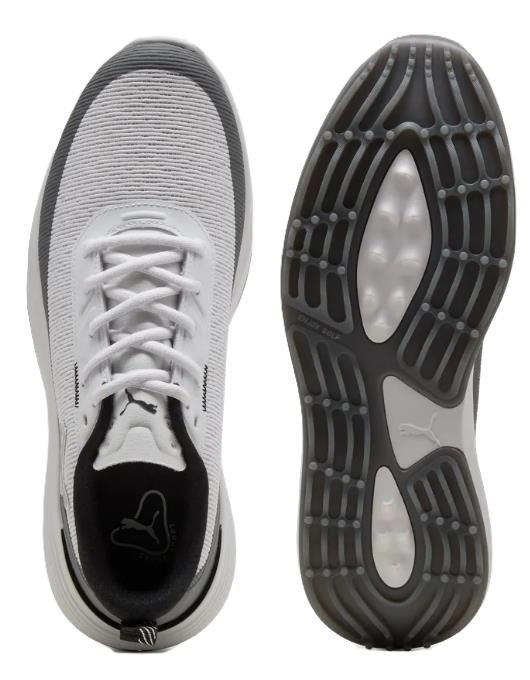 Puma Golf Puma Gruve Sport chaussures de golf homme, blanc/gris