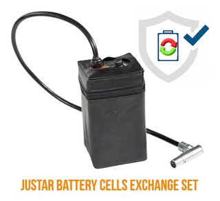 JuStar Powerpack kit de remplacement système sans unité de contrôle montage autonome, incl. boîtier et couvercle pour petites cellules de batterie