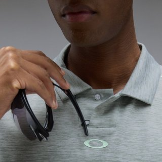 Oakley C1 Gradient polo homme, gradient faded green/white