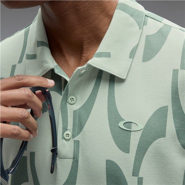 Oakley Tile O polo homme, faded green