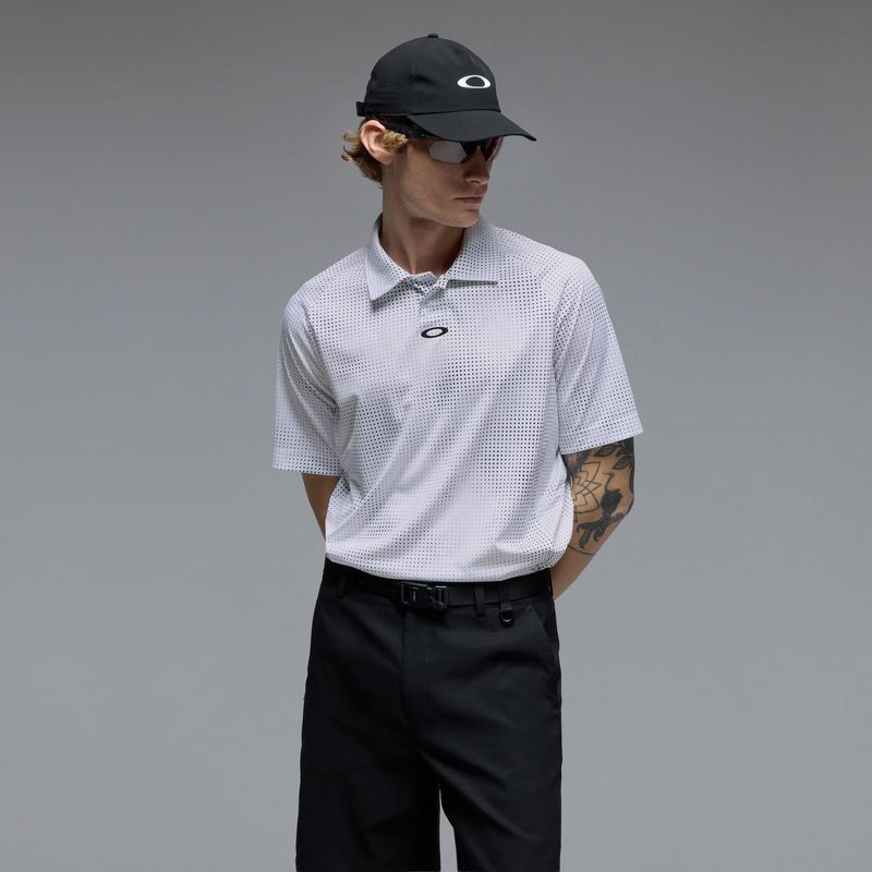 Oakley C1 Overcast polo homme, blanc