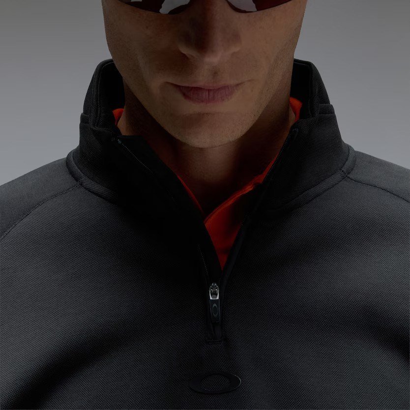 Oakley Platform Quater Zip sweat homme, pitch black