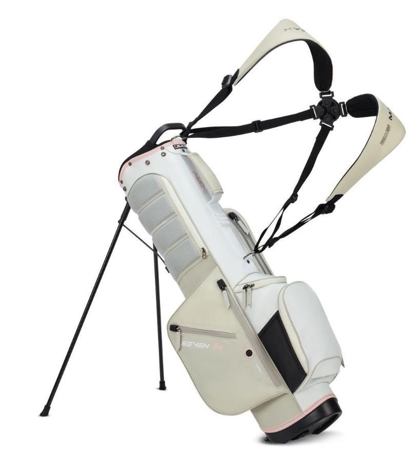 Big Max Aqua Seven H stand bag, blanc cassé/blanc/rose