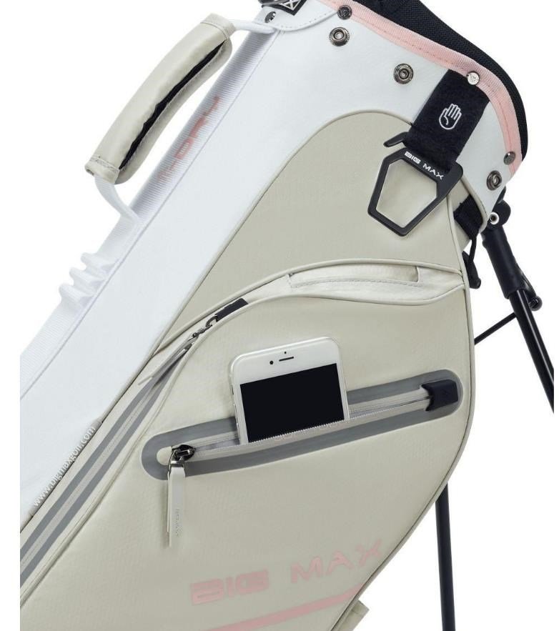 Big Max Aqua Seven H stand bag, blanc cassé/blanc/rose