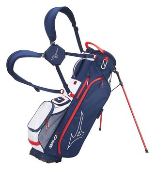 Mizuno BR-D3 sac de golf à dos, marine/rouge