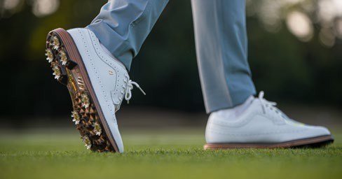 FootJoy Premiere Series Marquis chaussures de golf homme, blanc/marron