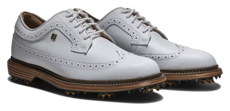 FootJoy Premiere Series Marquis chaussures de golf homme, blanc/marron