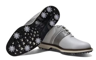 FootJoy Premiere Series Packard chaussures de golf homme, blanc/gris