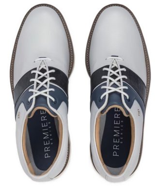 FootJoy Premiere Series Packard chaussures de golf homme, blanc/marine