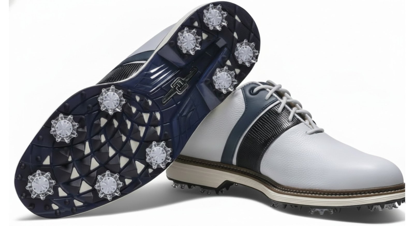 FootJoy Premiere Series Packard chaussures de golf homme, blanc/marine