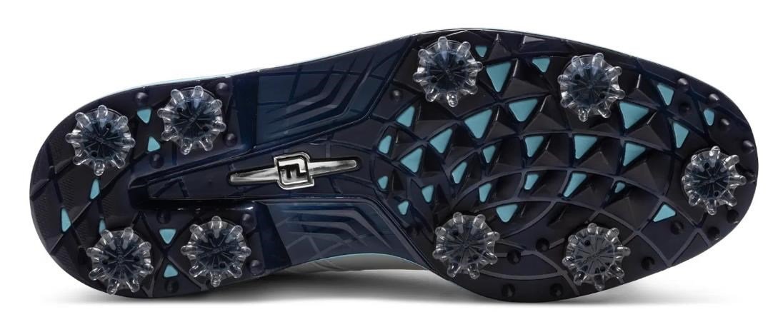 FootJoy Premiere Series Packard chaussures de golf homme, blanc/bleu