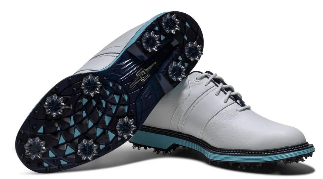 FootJoy Premiere Series Packard chaussures de golf homme, blanc/bleu