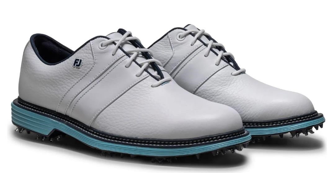 FootJoy Premiere Series Packard chaussures de golf homme, blanc/bleu