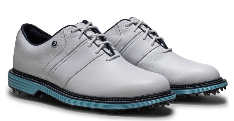 FootJoy Premiere Series Packard chaussures de golf homme, blanc/bleu
