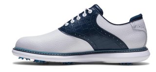FootJoy Traditions chaussures de golf homme, blanc/bleu