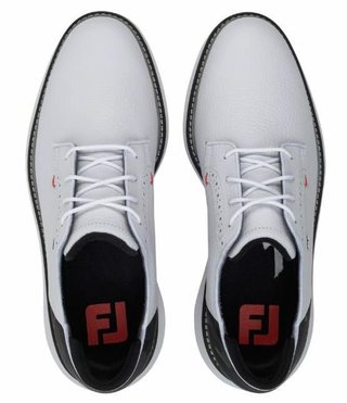FootJoy Traditions Spikeless chaussures de golf homme, blanc/noir