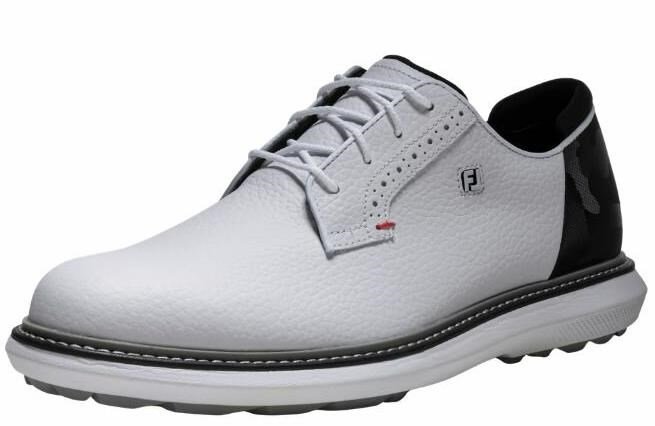 FootJoy Traditions Spikeless chaussures de golf homme, blanc/noir