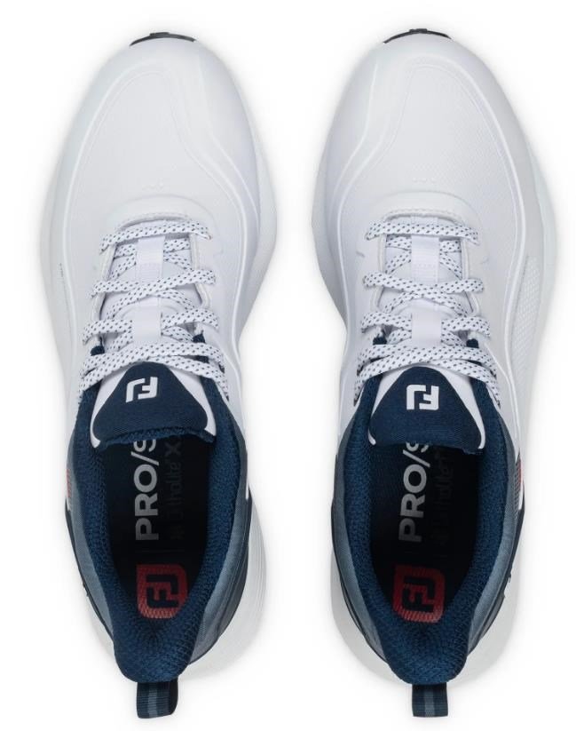 FootJoy Pro/SL chaussures de golf homme, blanc/bleu