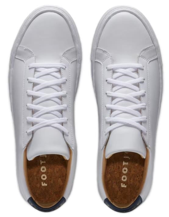 FootJoy Court chaussures de golf homme, blanches