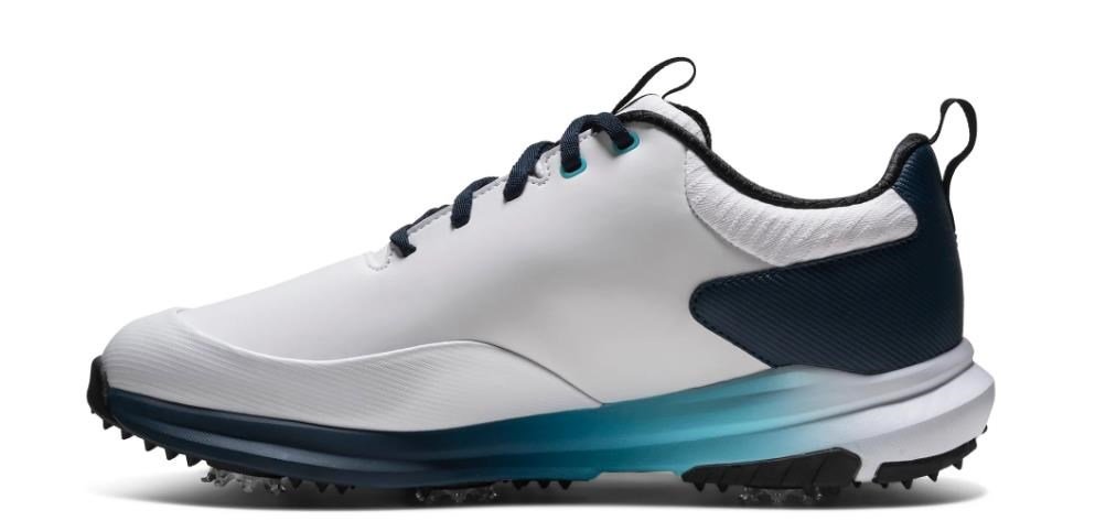FootJoy Tour Rival chaussures de golf homme, blanc/bleu