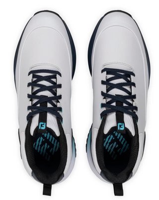 FootJoy Tour Rival chaussures de golf homme, blanc/bleu