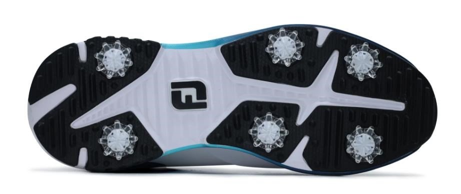 FootJoy Tour Rival chaussures de golf homme, blanc/bleu