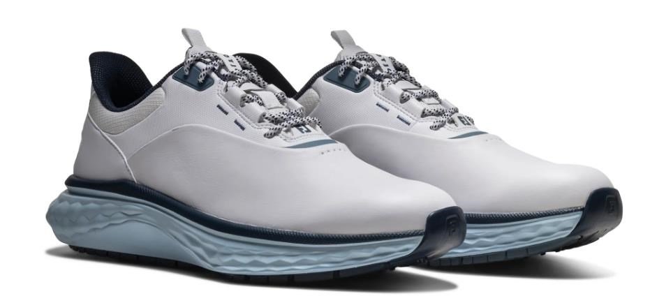 FootJoy Quantum chaussures de golf homme, blanc/bleu