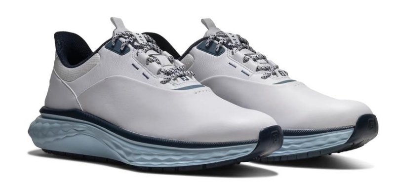 FootJoy Quantum chaussures de golf homme, blanc/bleu
