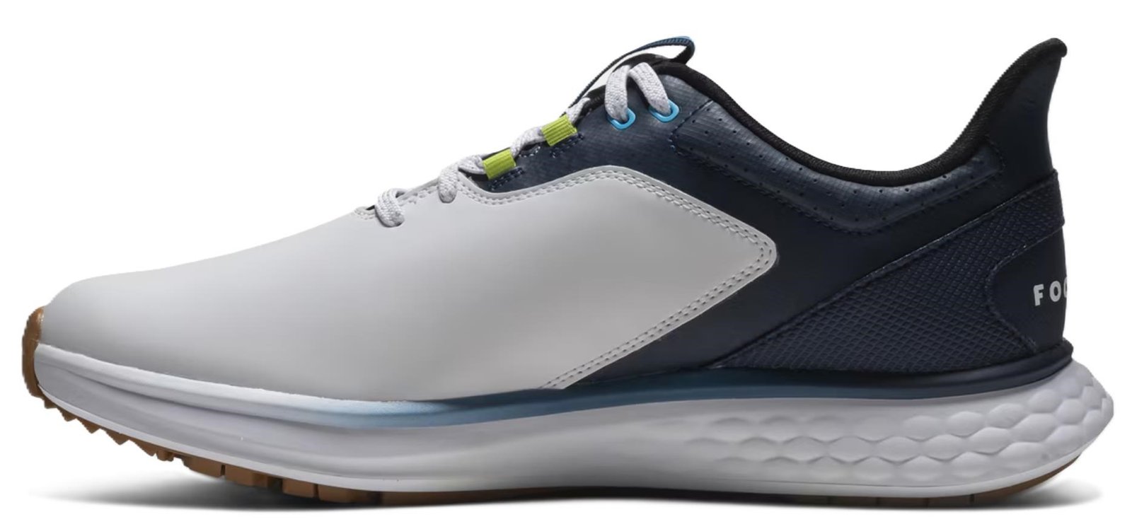 FootJoy Pulse chaussures de golf homme, blanc/bleu marine
