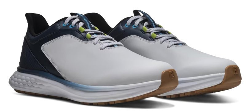FootJoy Pulse chaussures de golf homme, blanc/bleu marine