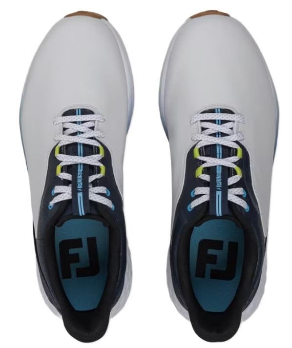 FootJoy Pulse chaussures de golf homme, blanc/bleu marine