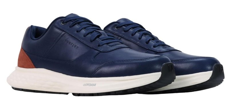 FootJoy Hampton hommes chaussures de golf, bleu marine/blanc