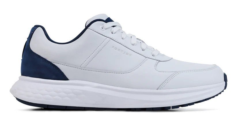 FootJoy Hampton chaussures de golf homme, blanc/marine