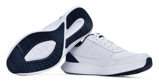 FootJoy Hampton chaussures de golf homme, blanc/marine