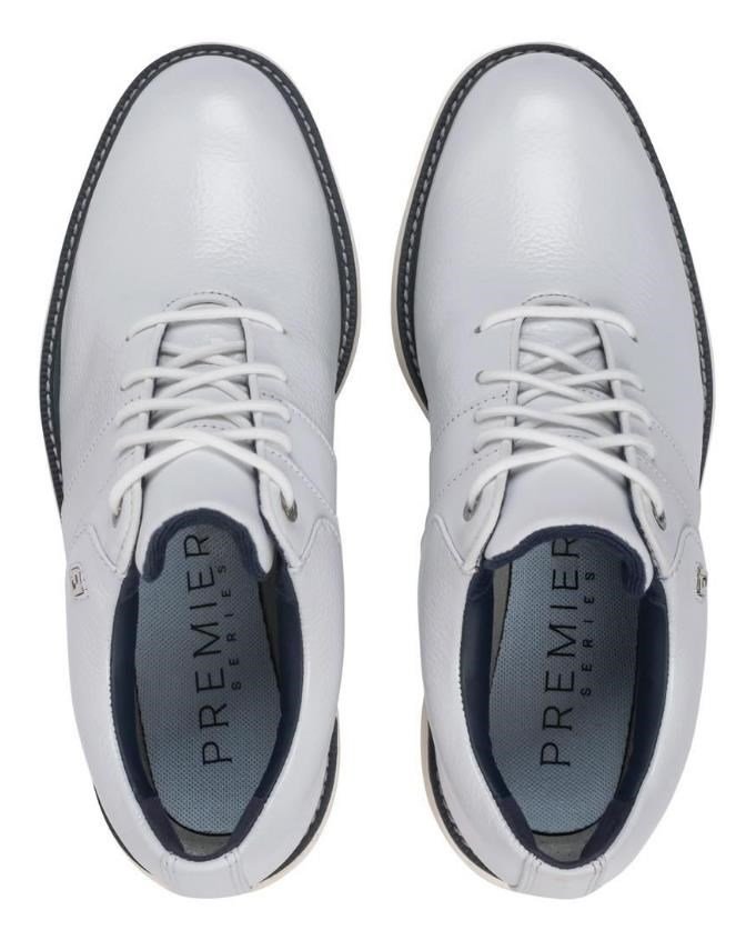 FootJoy Premiere Series Packard chaussures de golf femme, blanc/marine