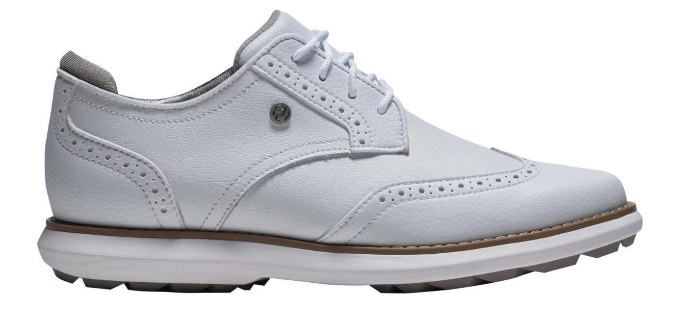 FootJoy FootJoy Traditions Spikeless chaussures de golf femme, blanches