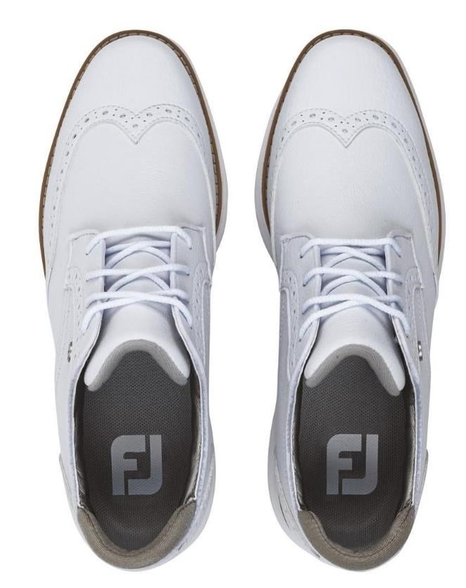 FootJoy FootJoy Traditions Spikeless chaussures de golf femme, blanches