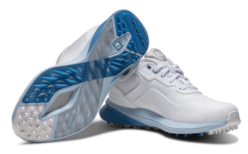 FootJoy Pro/SL chaussures de golf femme, blanc/bleu