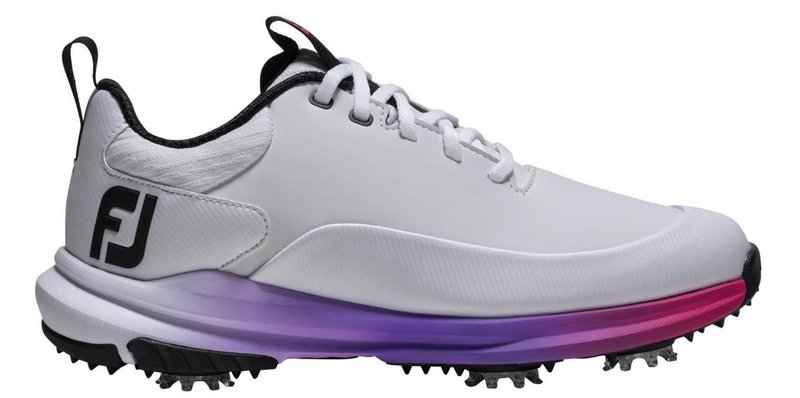 FootJoy Tour Rival chaussures de golf femme, blanc/rose