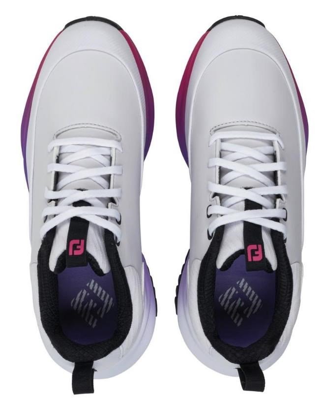 FootJoy Tour Rival chaussures de golf femme, blanc/rose