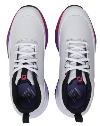 FootJoy Tour Rival chaussures de golf femme, blanc/rose
