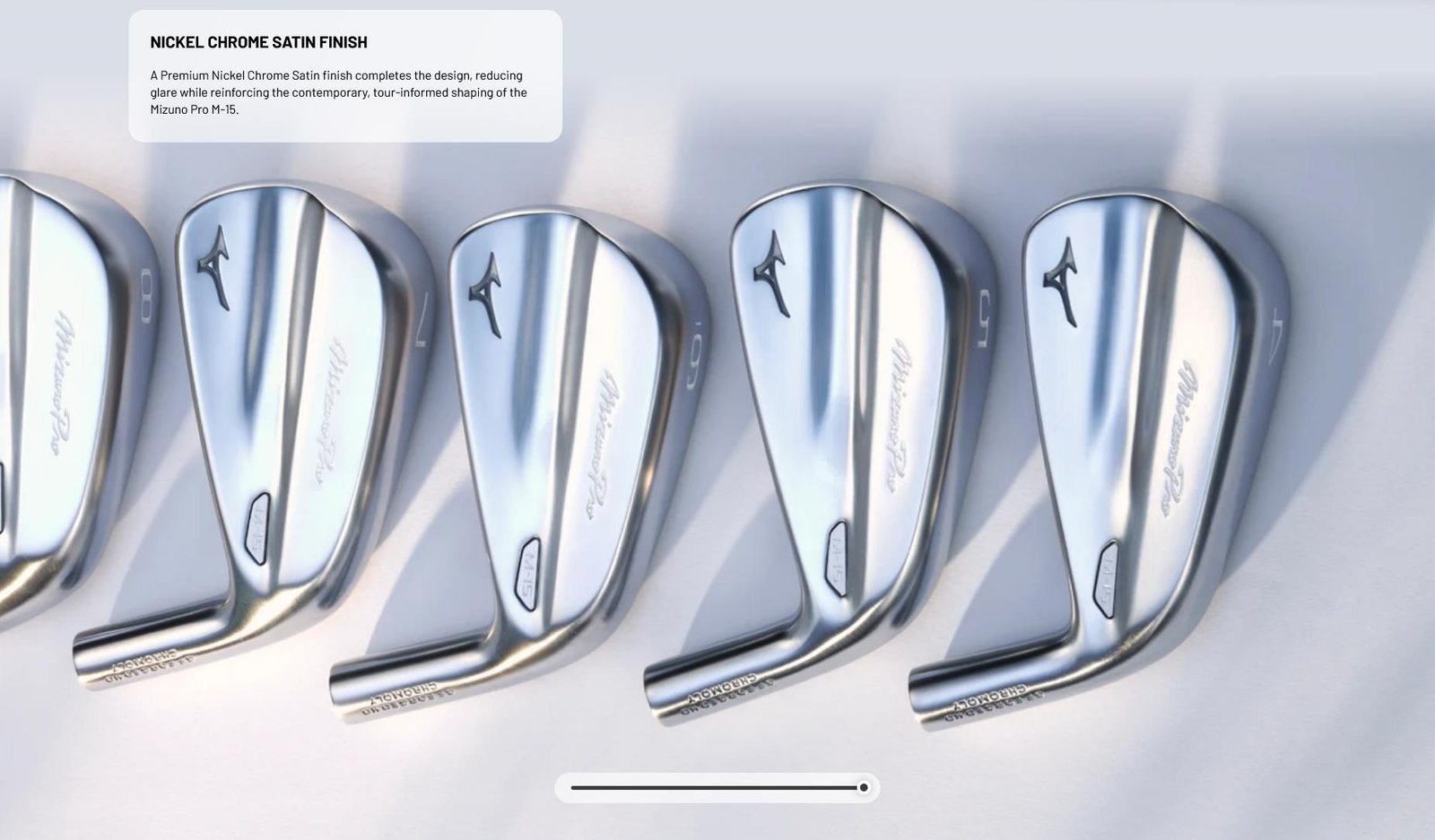 Mizuno Pro M-15 fers (acier)